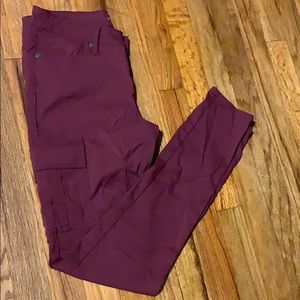 Burgundy Prana Hiking Pants